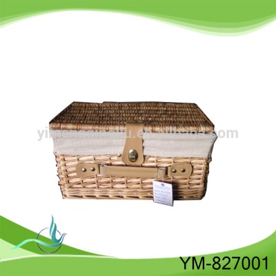 2016 Good Quality And Cheap Square Wicker Picnic Basket